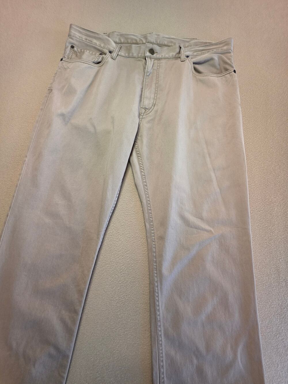 Polo Ralph Lauren Khaki Tan Twill Chino Dry Goods 5 Pcokets Sz 38x32
